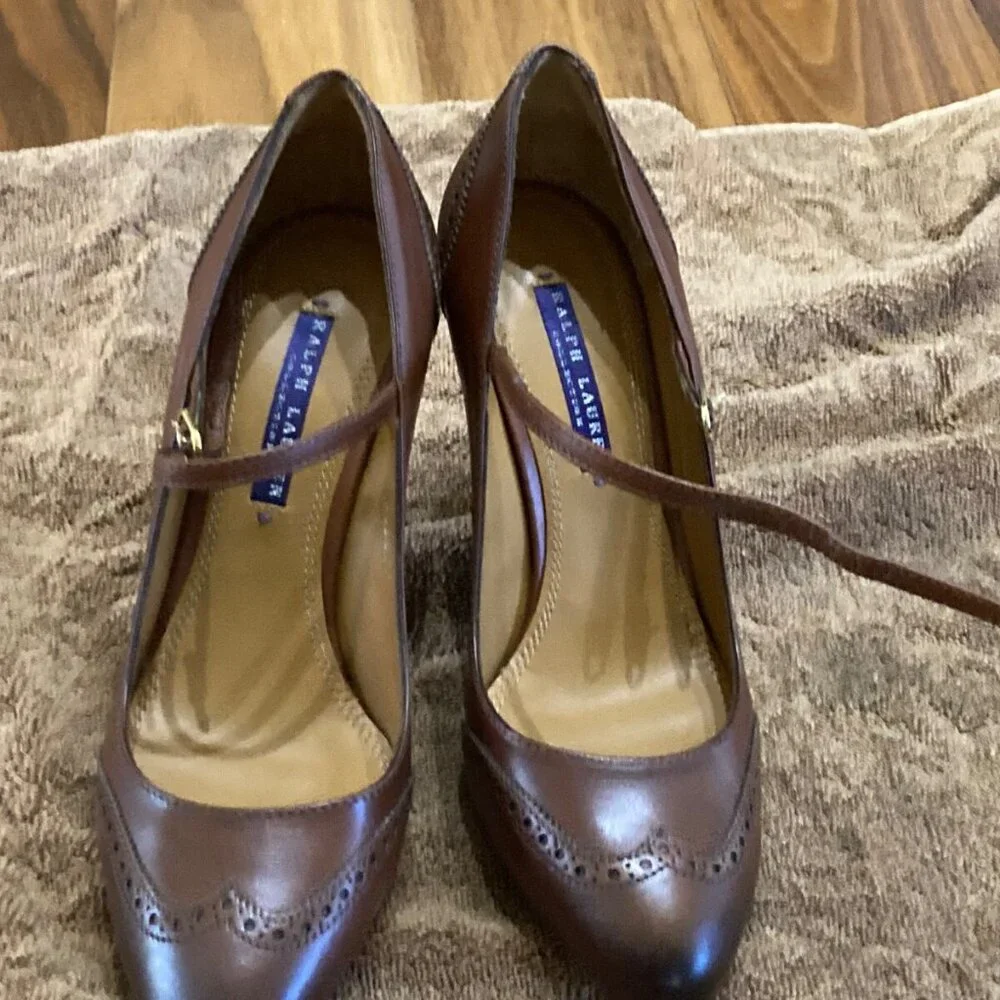 Ralph Lauren purple label Mary Jane pumps NIB